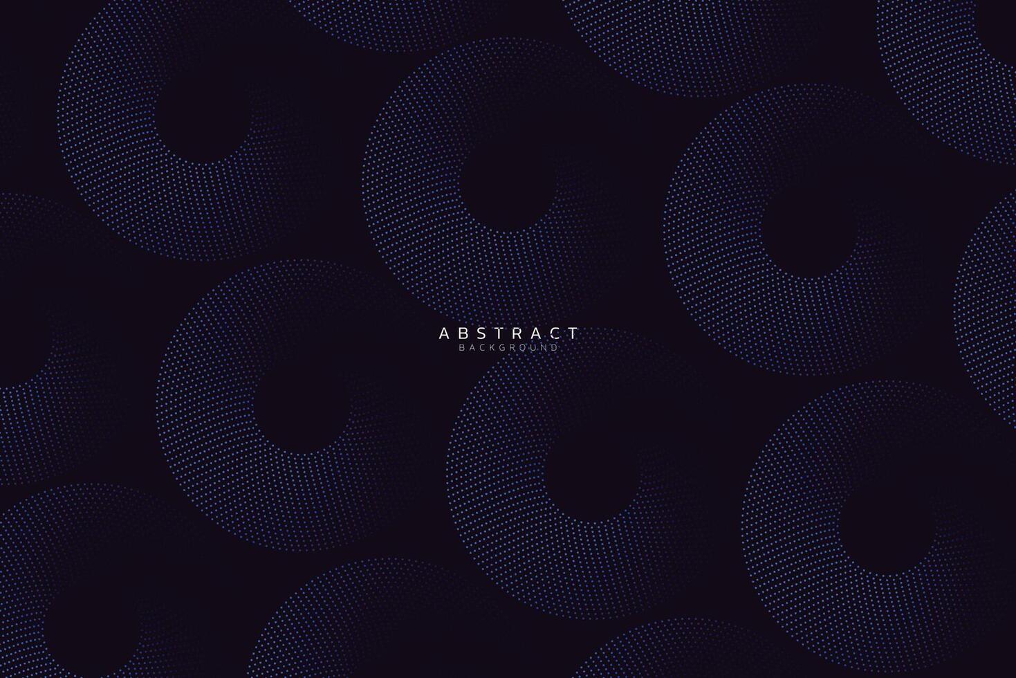 Abstract background with flowing curve particles. Modern dots pattern design element. Futuristic technology concept. Vector illustration