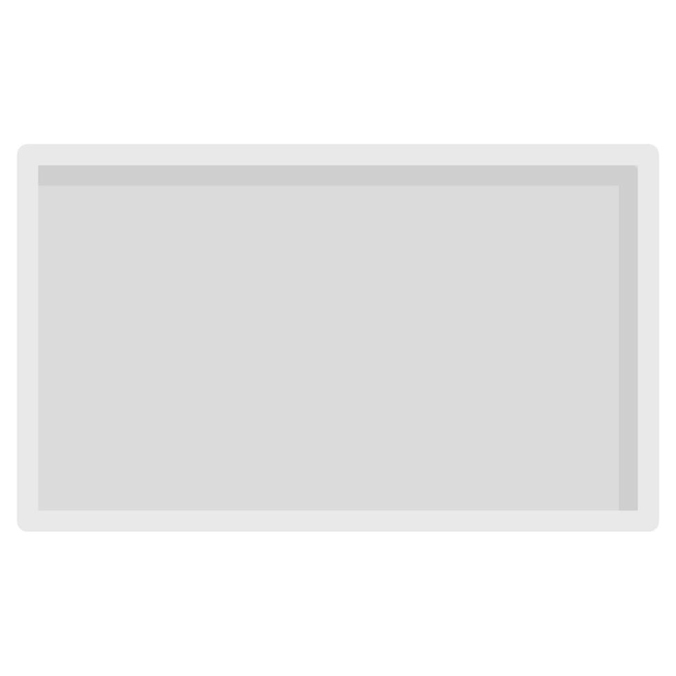 Simple blank frame vector