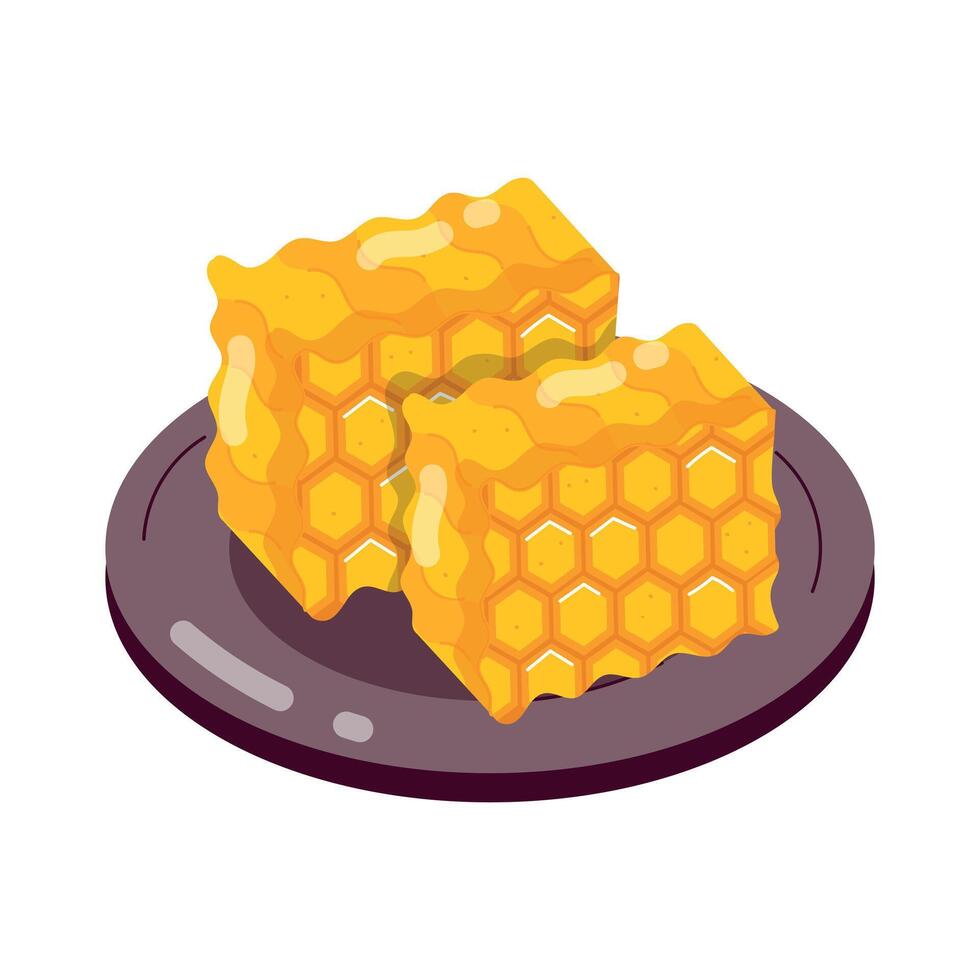 Style Honey Stickers vector