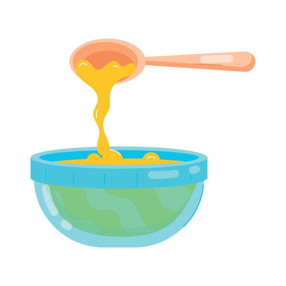 Style Honey Stickers vector