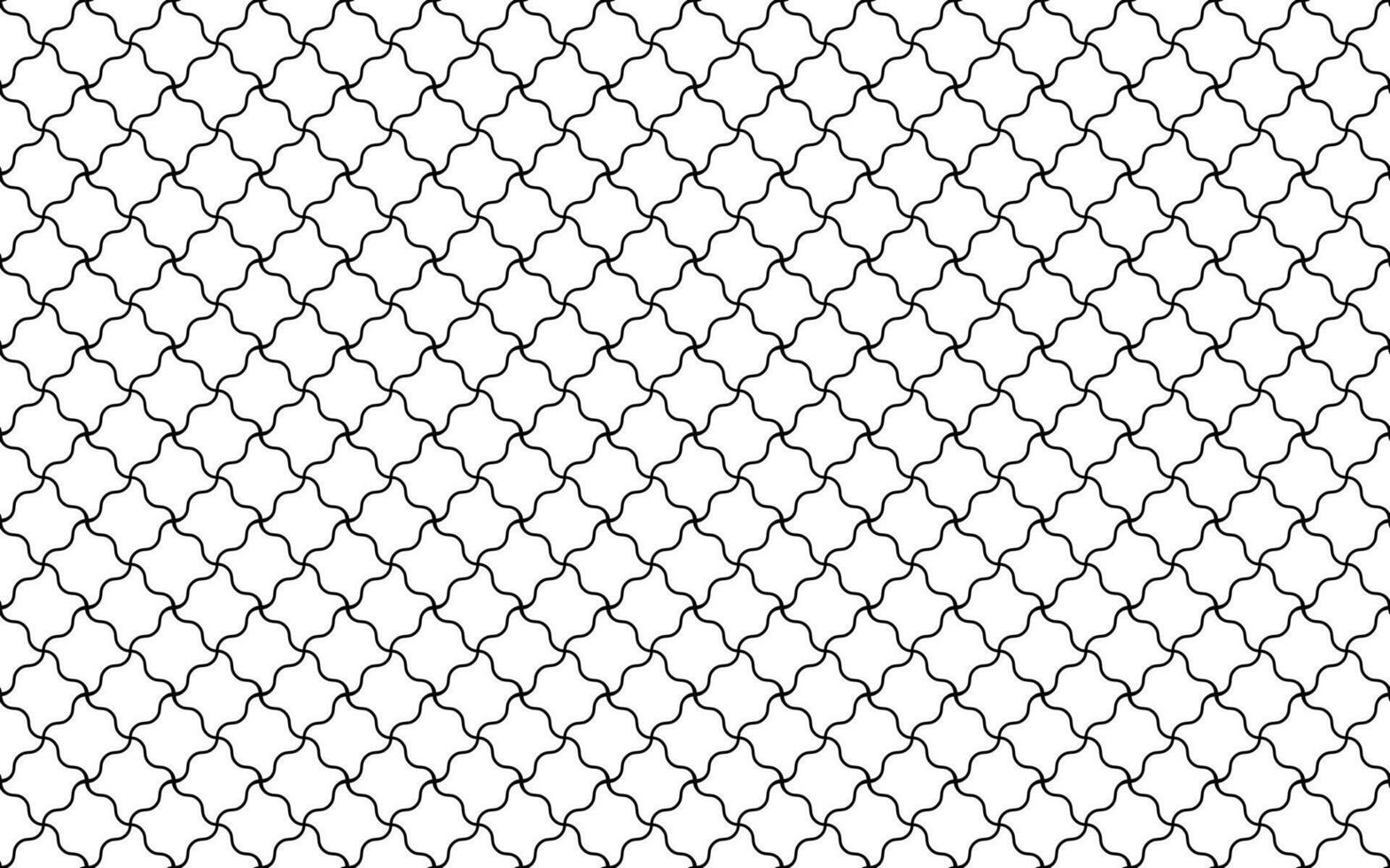 wave grid pattern seamless isolated on white vector