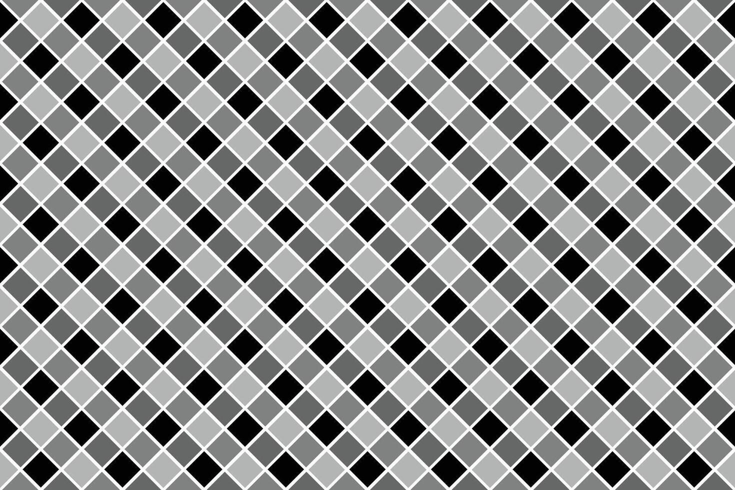 Black and grey checkered geometric seamless pattern vector