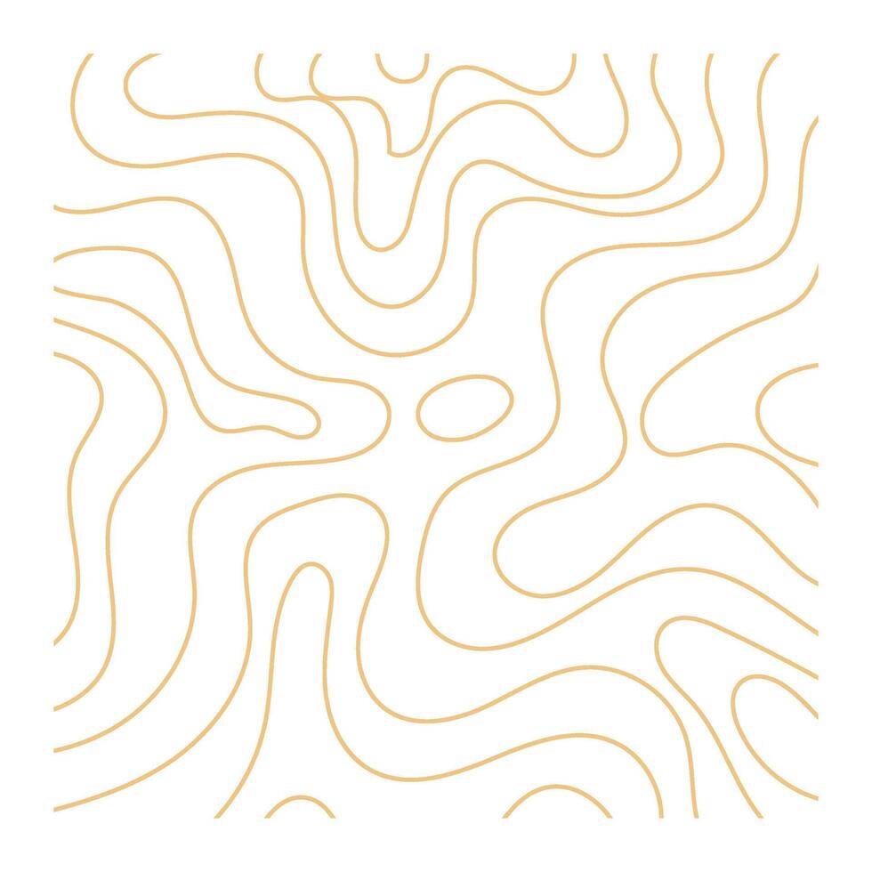 Boho Topographic Line Pattern Background vector
