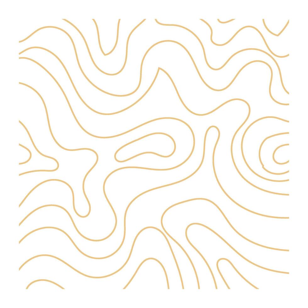 Boho Topographic Line Pattern Background vector