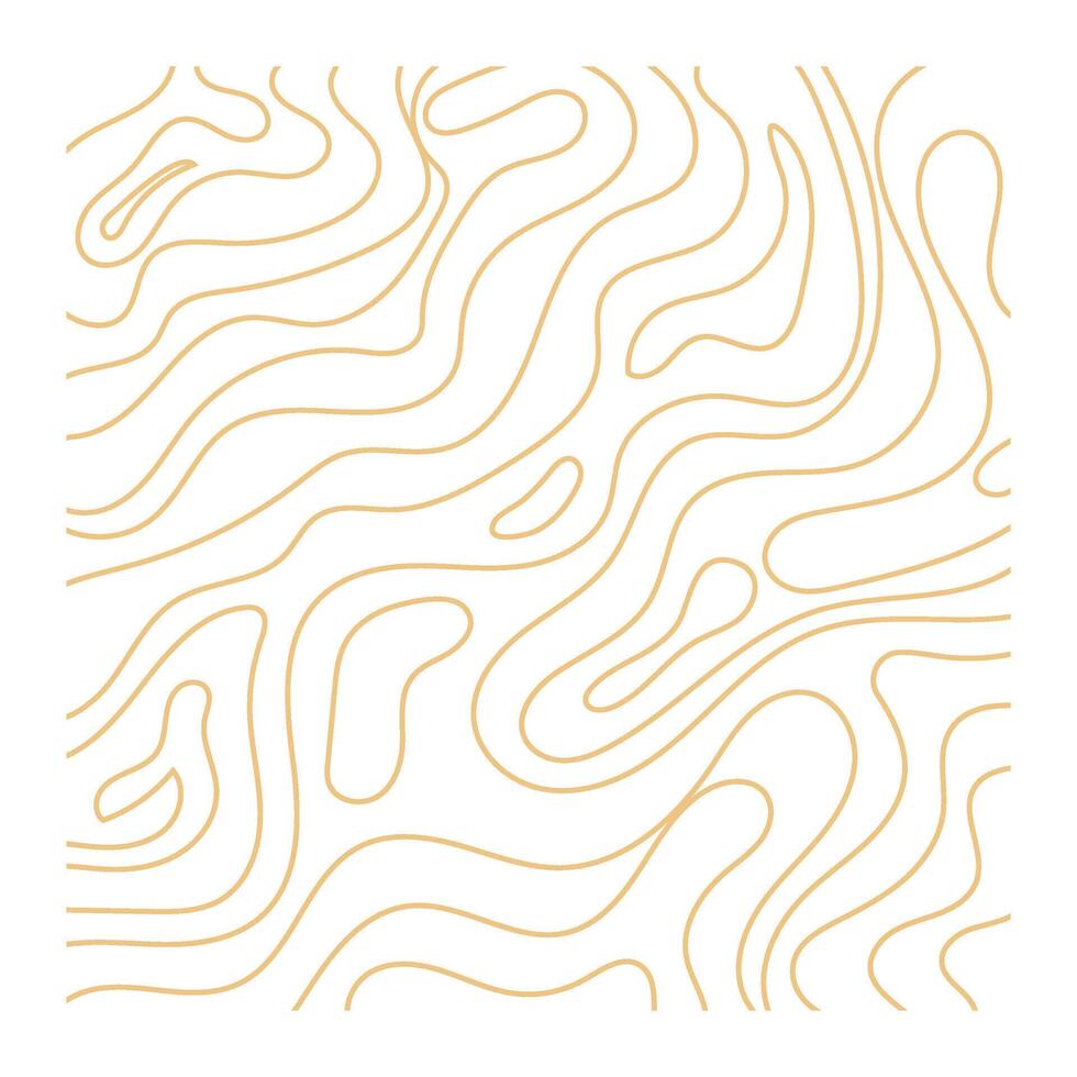 Boho Topographic Line Pattern Background vector