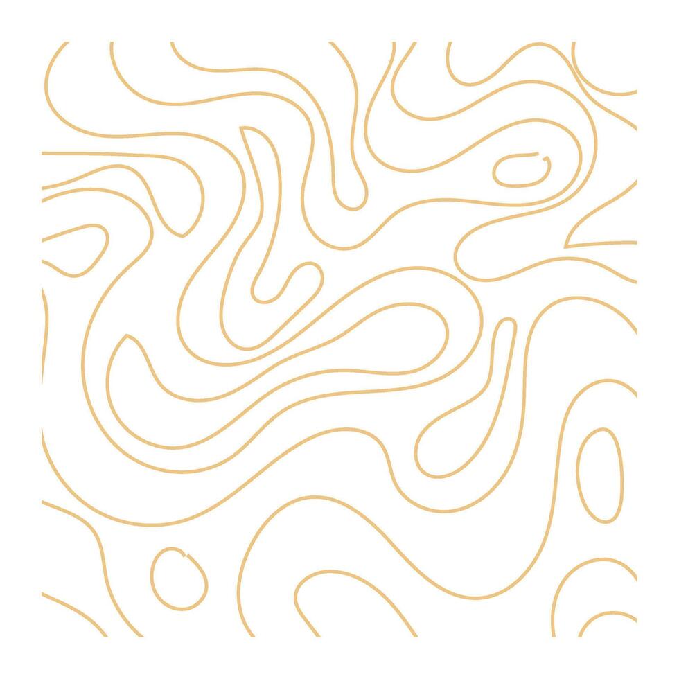 Boho Topographic Line Pattern Background vector