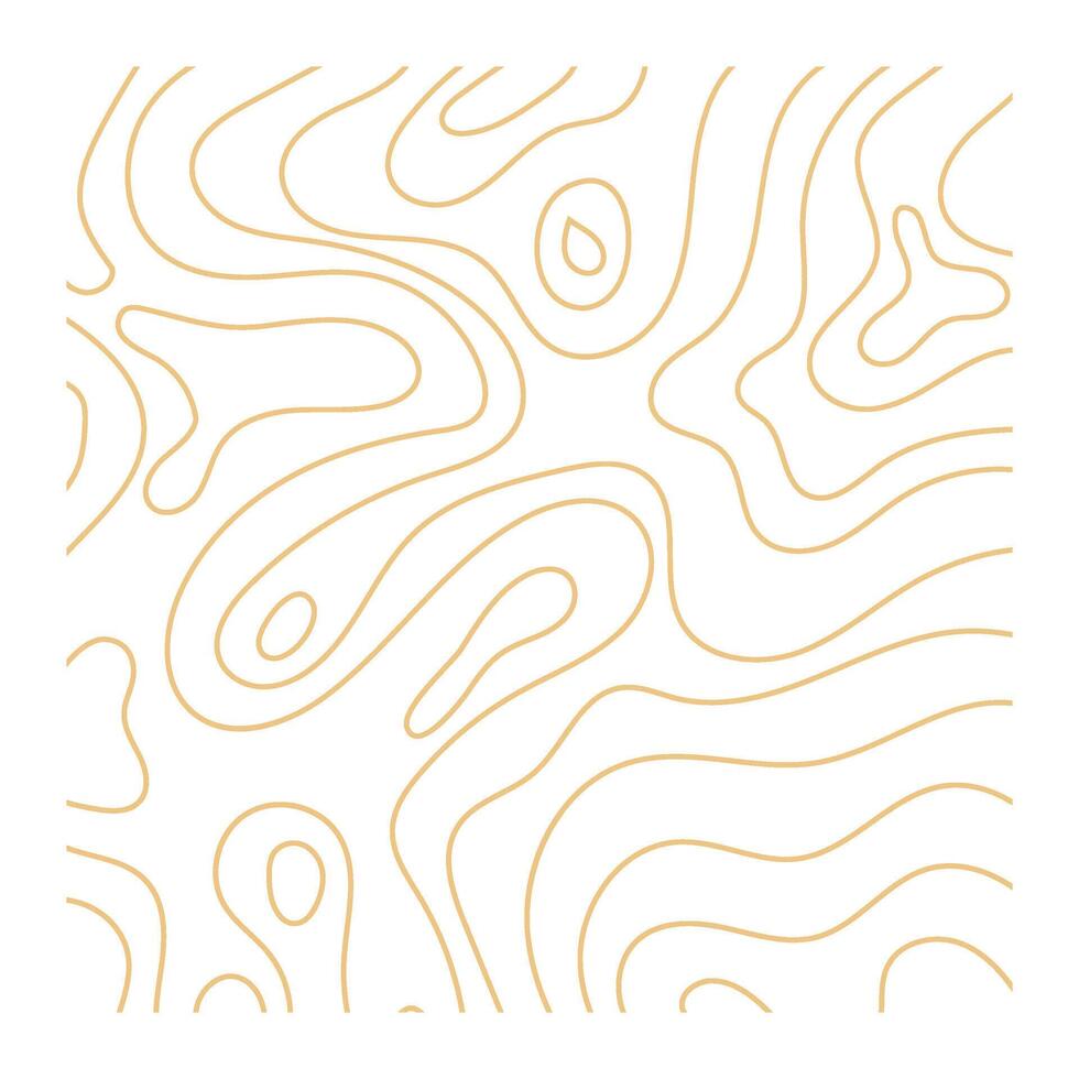 Boho Topographic Line Pattern Background vector