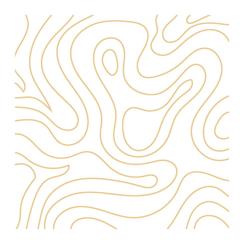 Boho Topographic Line Pattern Background vector