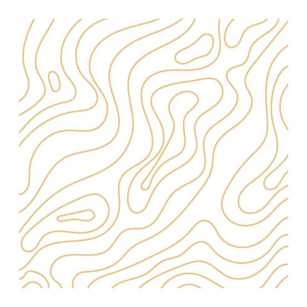 Boho Topographic Line Pattern Background vector