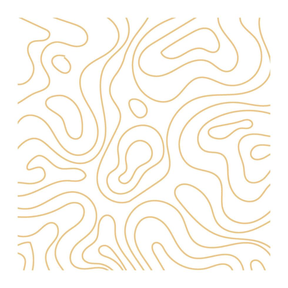 Boho Topographic Line Pattern Background vector
