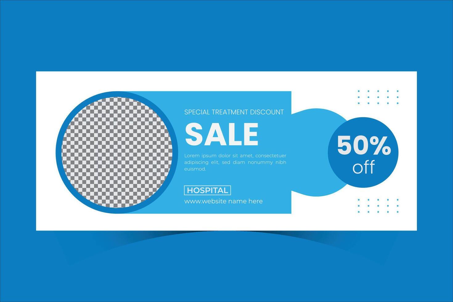 Medical web banner vector