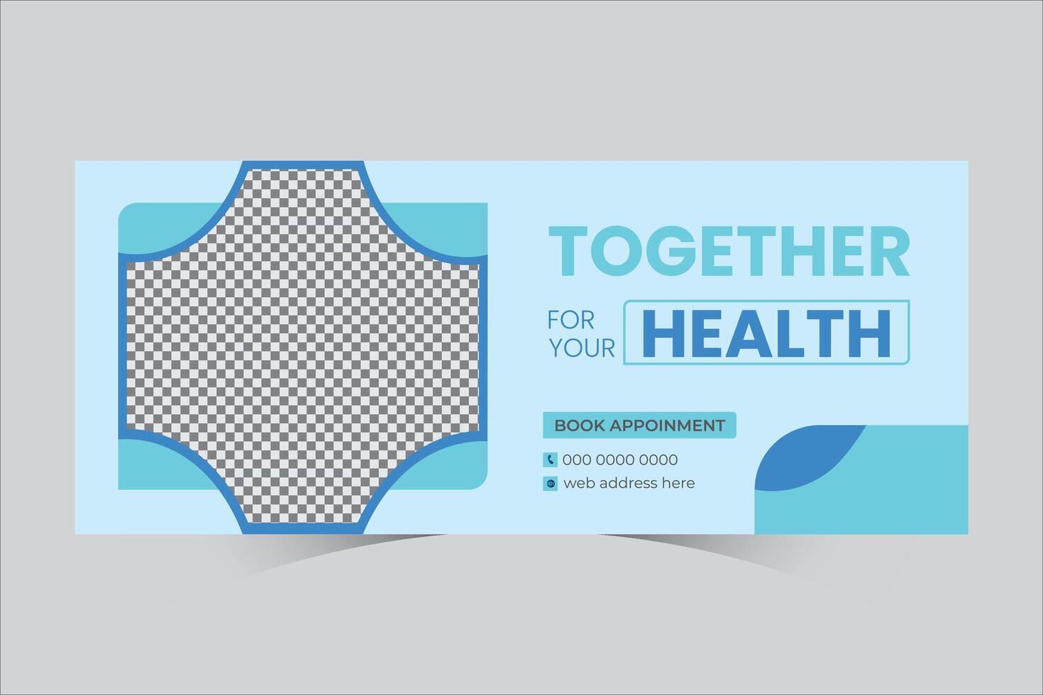 Medical web banner vector