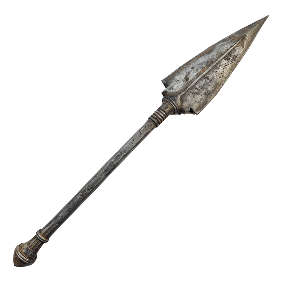 AI generated Ancient war spear isolated on transparent background png