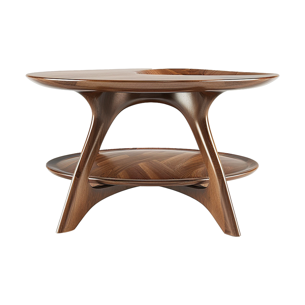 AI generated Modern table isolated on transparent background png