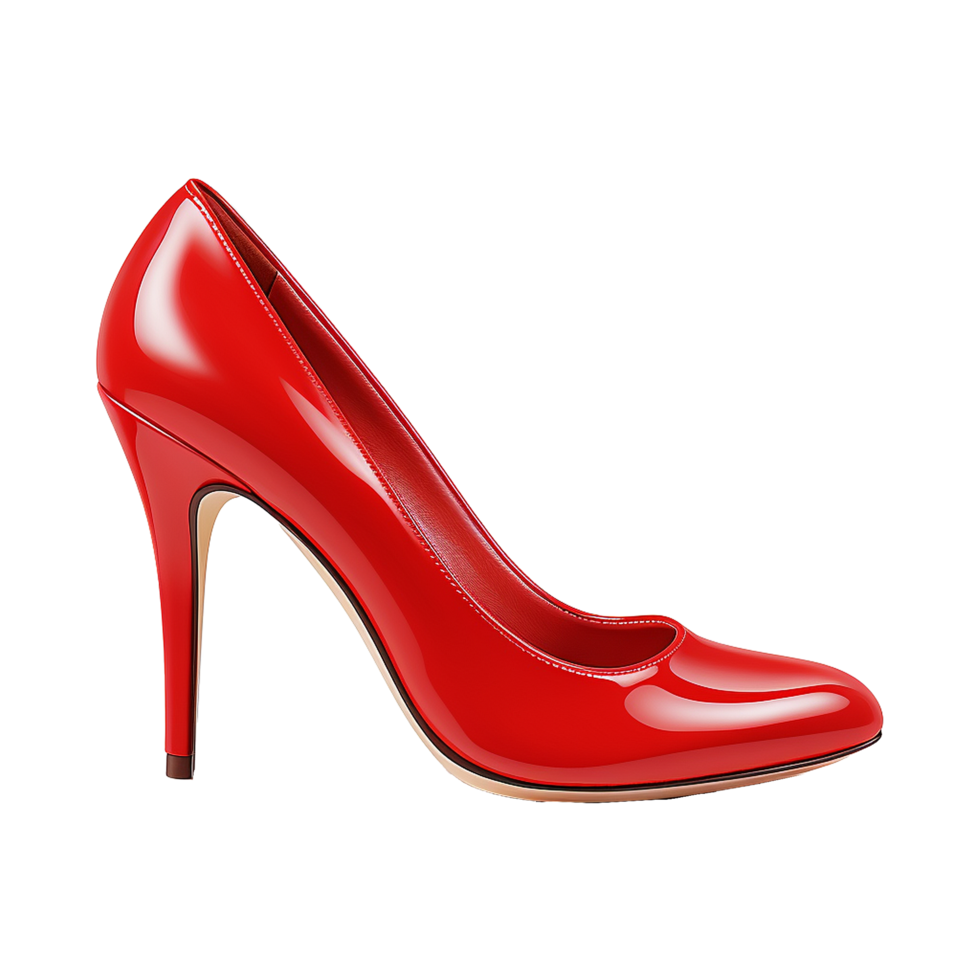 AI generated Women shoes isolated on transparent background png