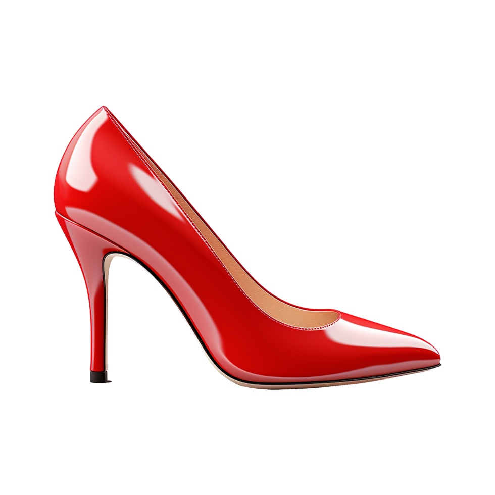 AI generated Women shoes isolated on transparent background png