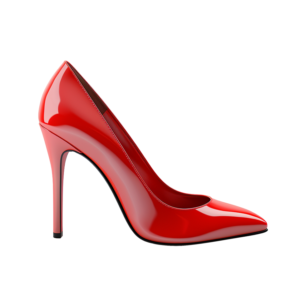 AI generated Women shoes isolated on transparent background png