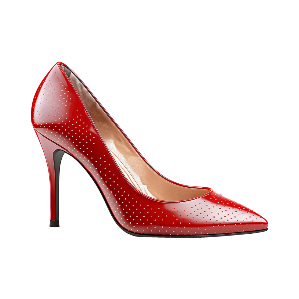 AI generated Women shoes isolated on transparent background png