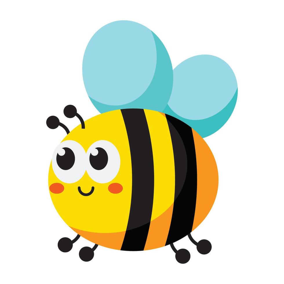 Cute Bee icon vector