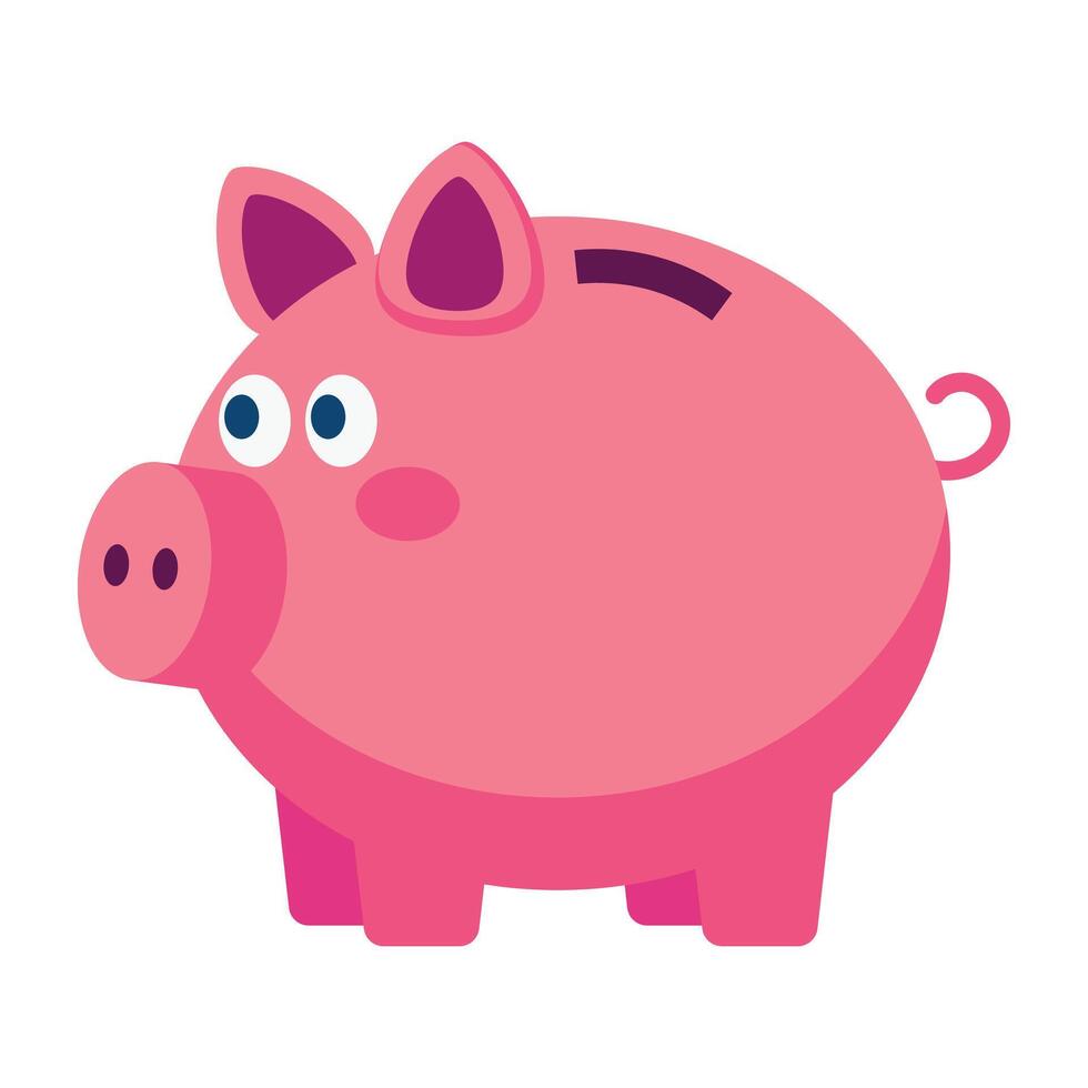 Piggy Bank icon. vector