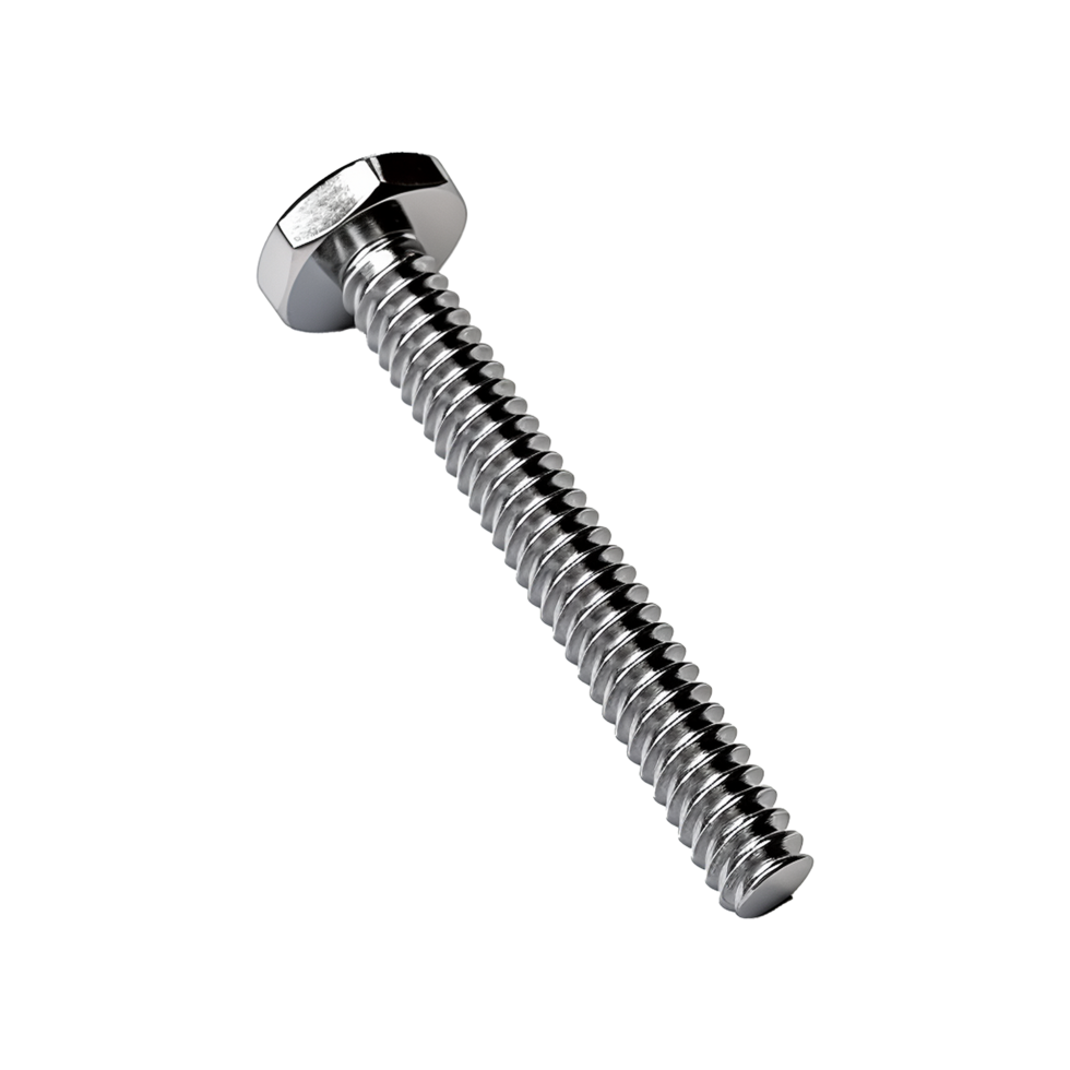 AI generated Screw isolated on transparent background png