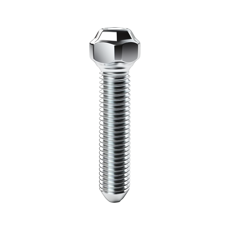 AI generated Screw isolated on transparent background png