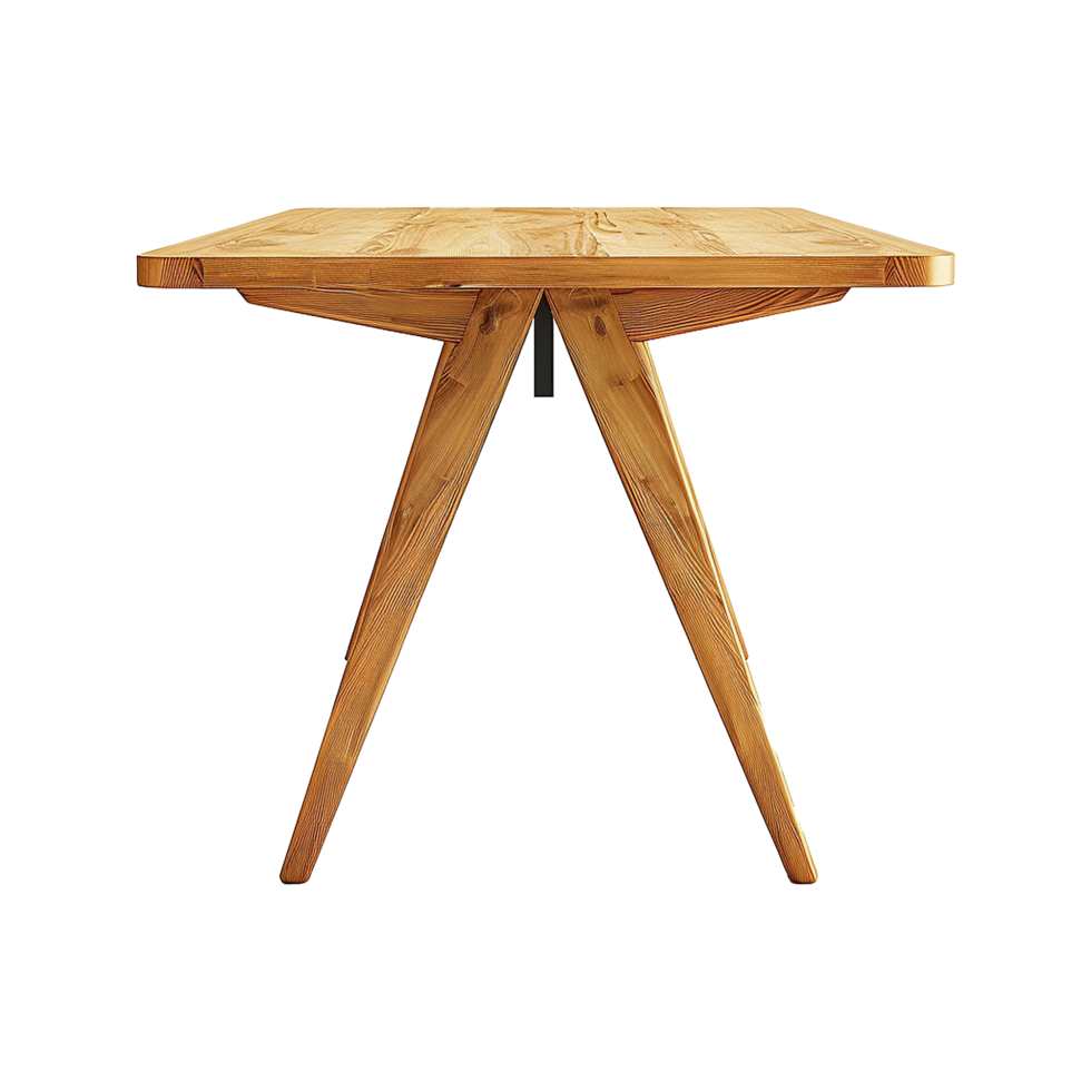 AI generated Modern table isolated on transparent background png