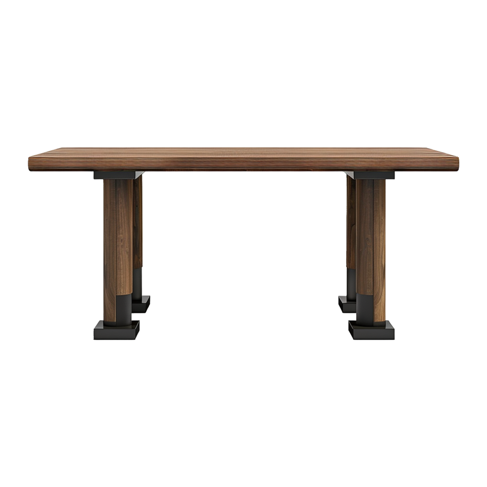 ai gegenereerd modern tafel geïsoleerd Aan transparant achtergrond PNG