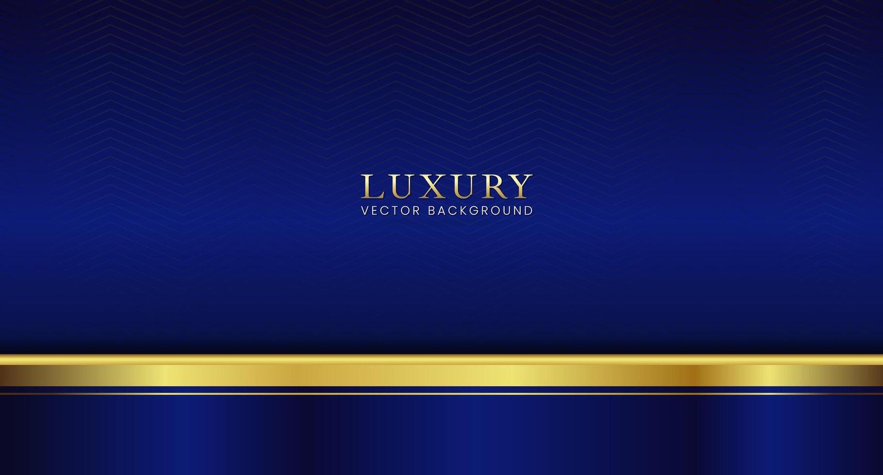Luxury background design, abstract blue and gold premium vector suitable for awards, presentations, and invitations.