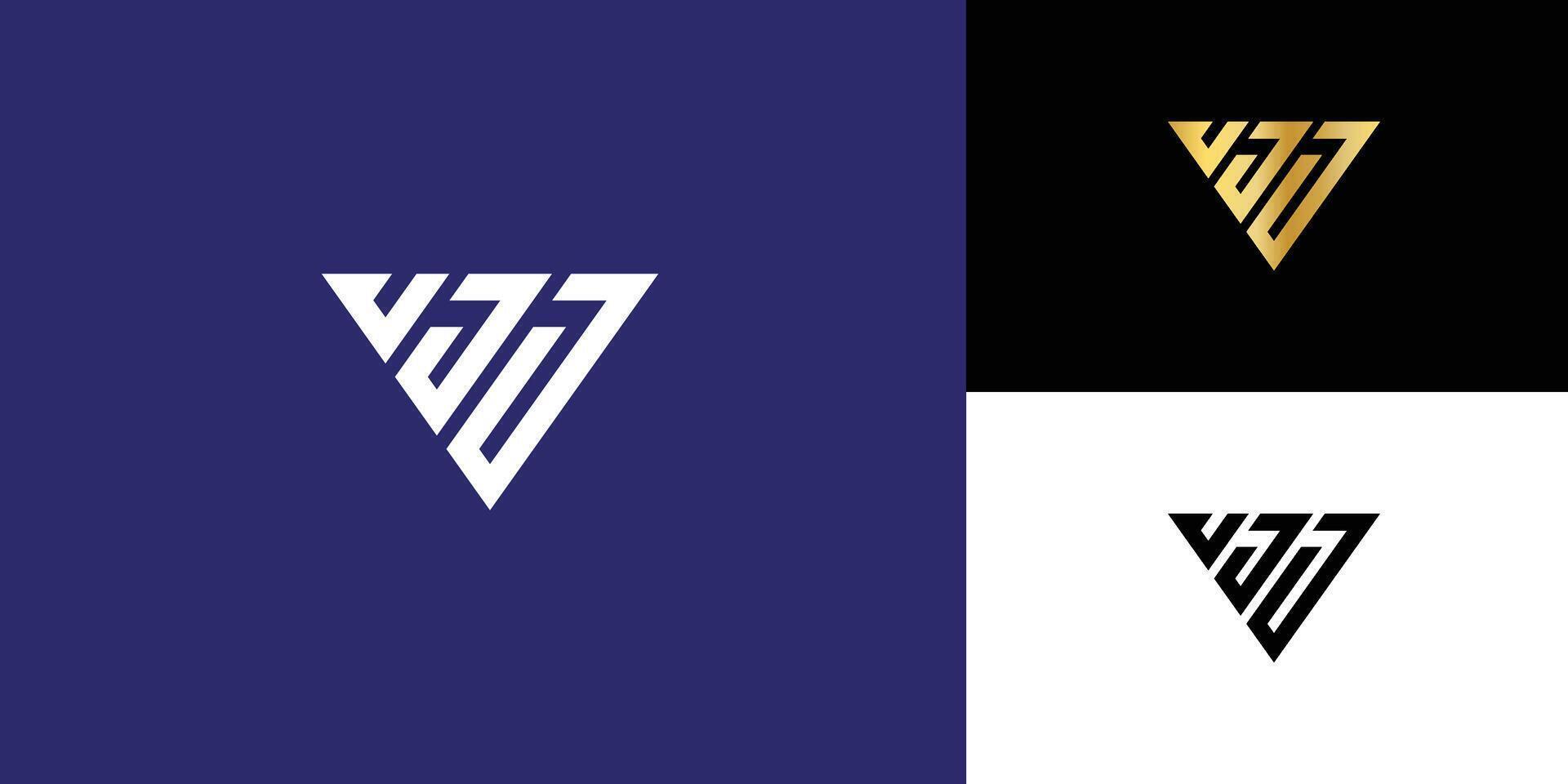 Monogram J logo design vector