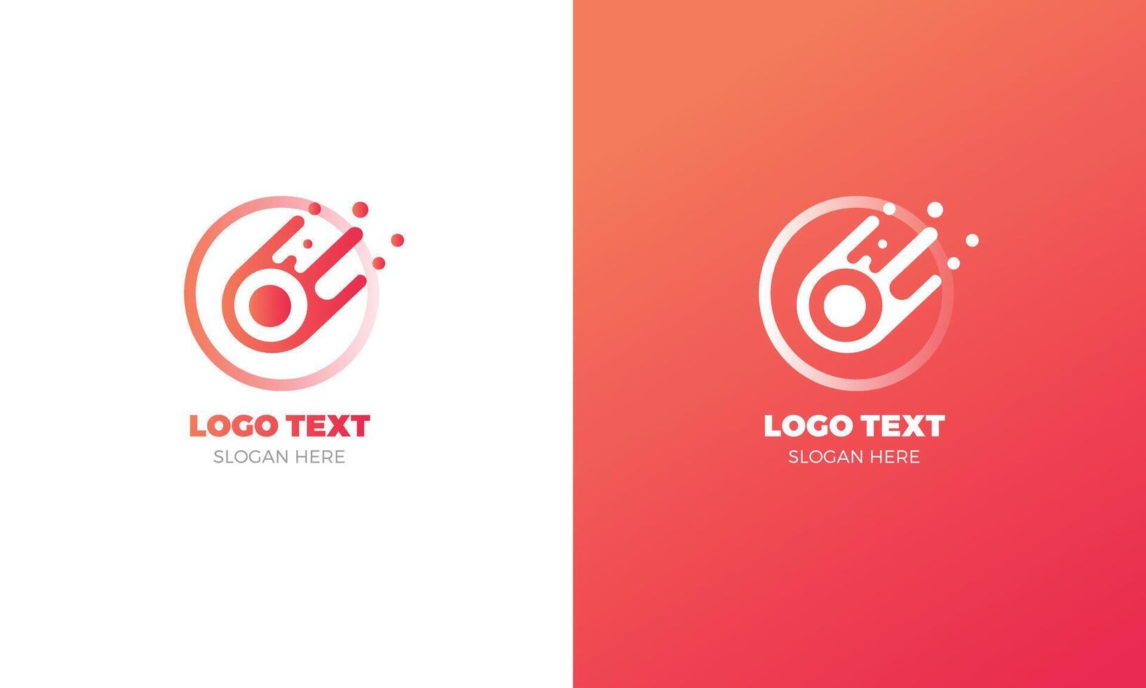 O letter modern unique logo design template vector