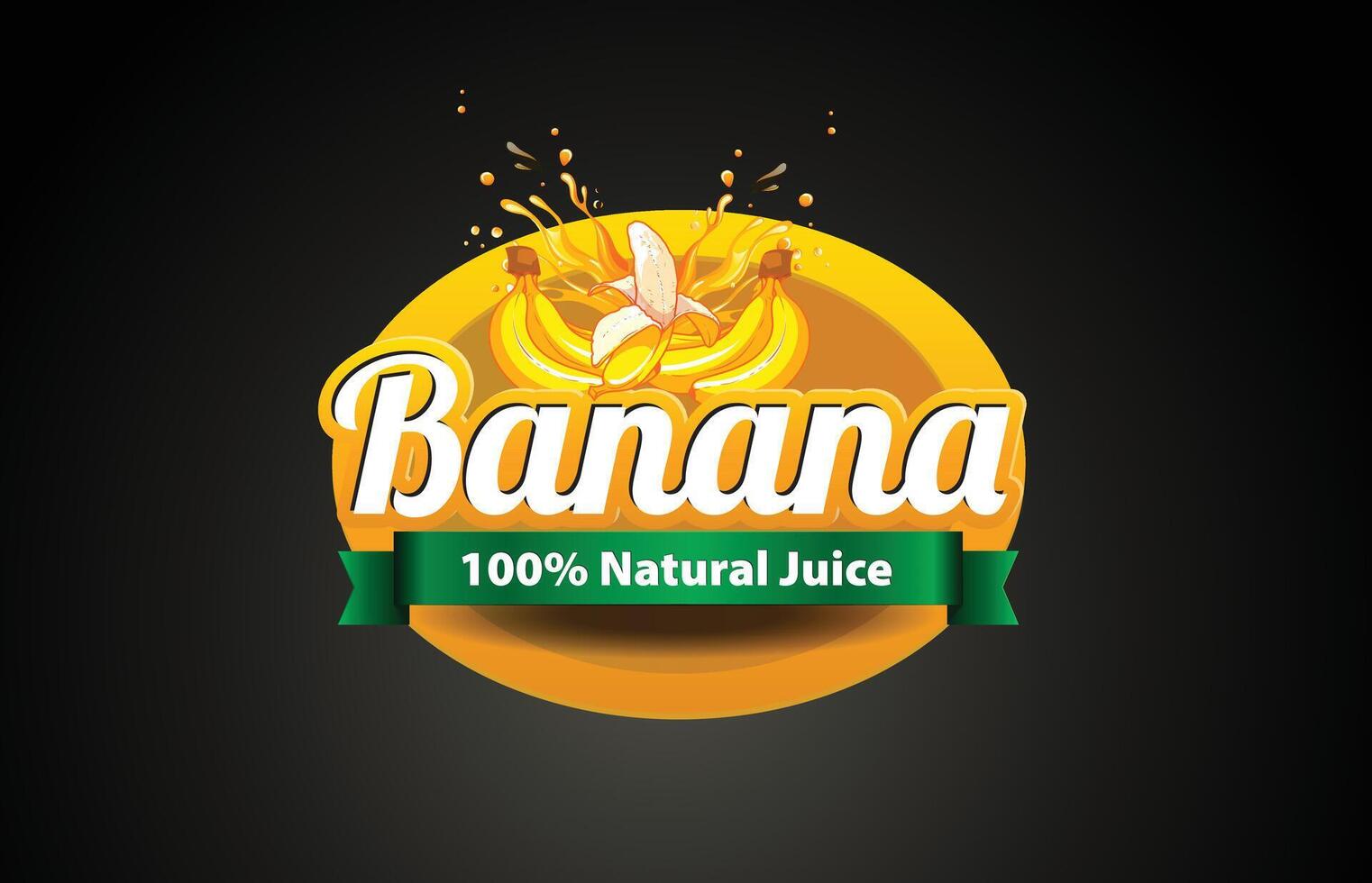 Juice logo or label vector template