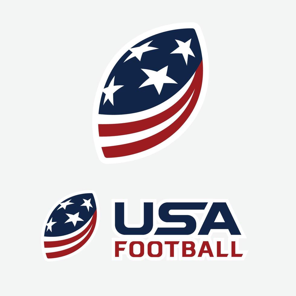 Estados Unidos fútbol americano logo vector