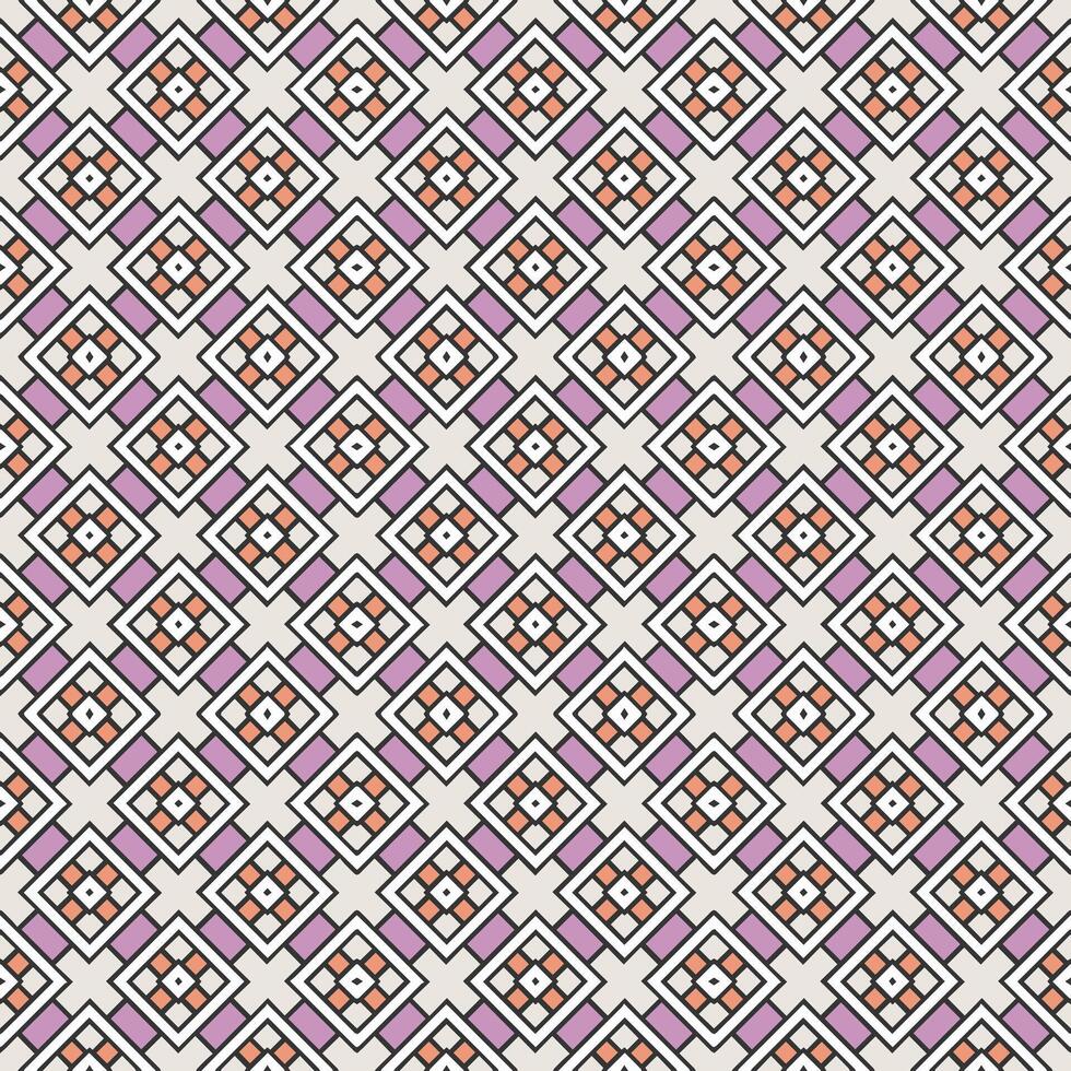 patrón abstracto sin costuras de varios colores. fondo y telón de fondo. multicolor colorido diseño ornamental. adornos de mosaico de colores. ilustración gráfica vectorial. vector