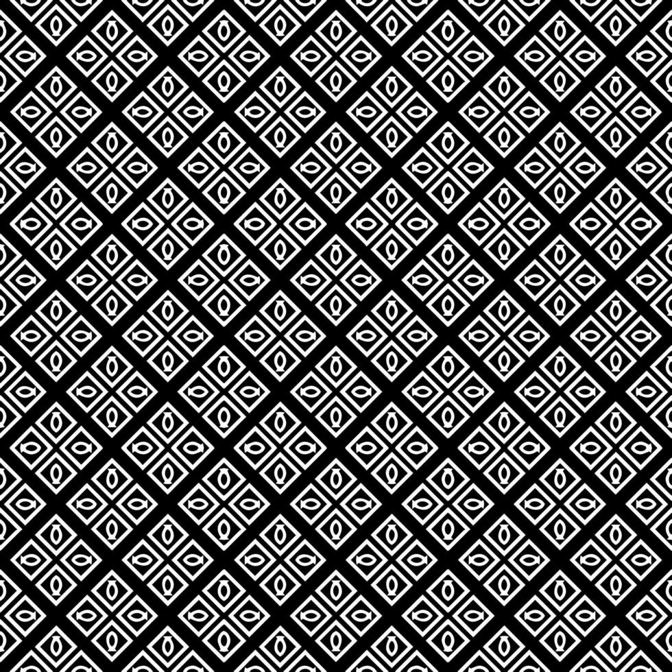 Black and white seamless abstract pattern. Background and backdrop. Grayscale ornamental design. vector