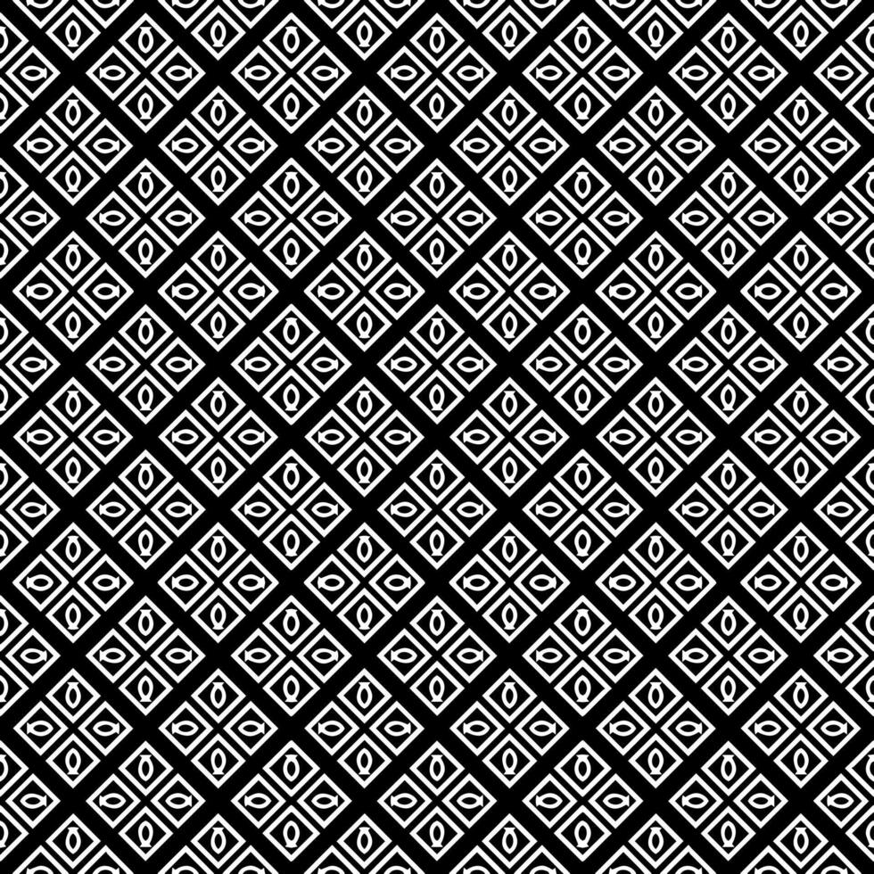 Black and white seamless abstract pattern. Background and backdrop. Grayscale ornamental design. vector