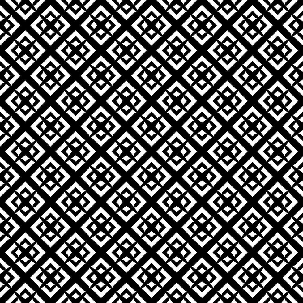 Black and white seamless abstract pattern. Background and backdrop. Grayscale ornamental design. vector