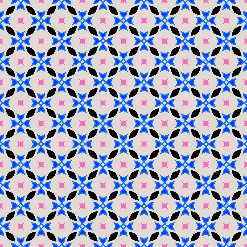 patrón abstracto sin costuras de varios colores. fondo y telón de fondo. multicolor colorido diseño ornamental. adornos de mosaico de colores. ilustración gráfica vectorial. vector