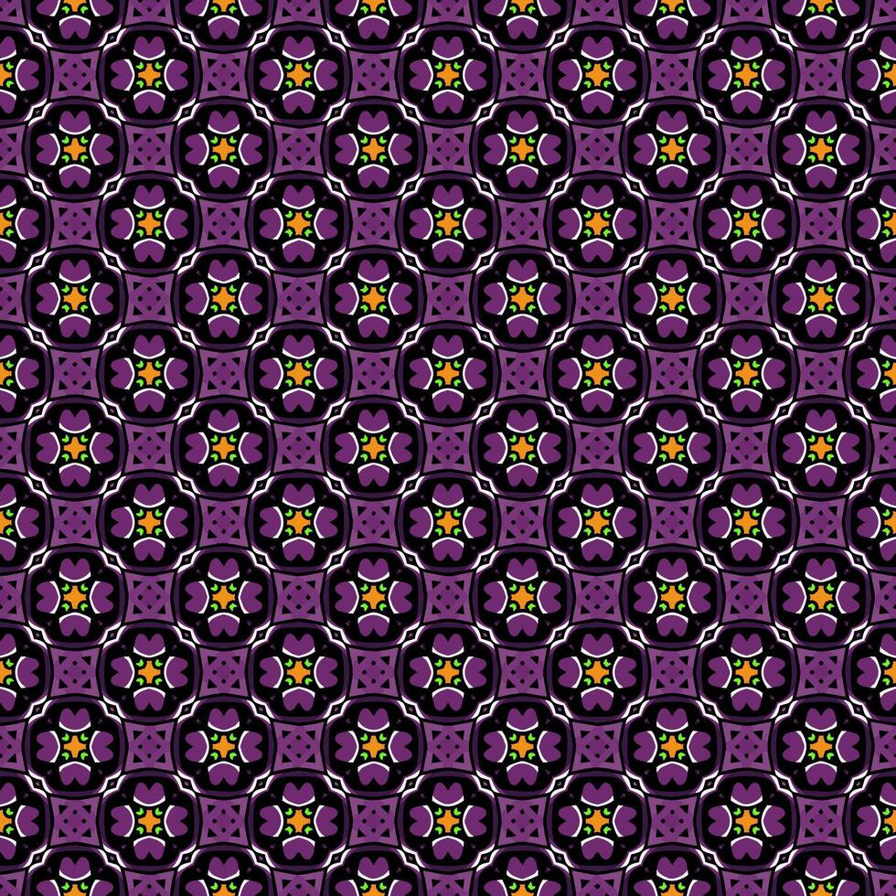 patrón abstracto sin costuras de varios colores. fondo y telón de fondo. multicolor colorido diseño ornamental. adornos de mosaico de colores. ilustración gráfica vectorial. vector