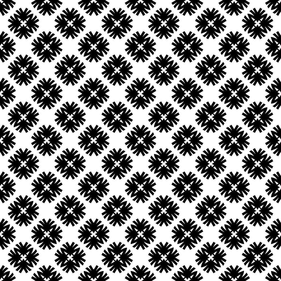 Black and white seamless abstract pattern. Background and backdrop. Grayscale ornamental design. vector