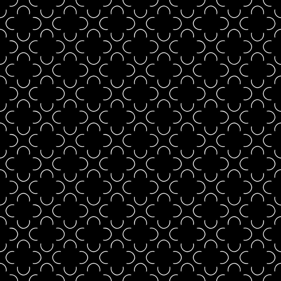 Black and white seamless abstract pattern. Background and backdrop. Grayscale ornamental design. vector