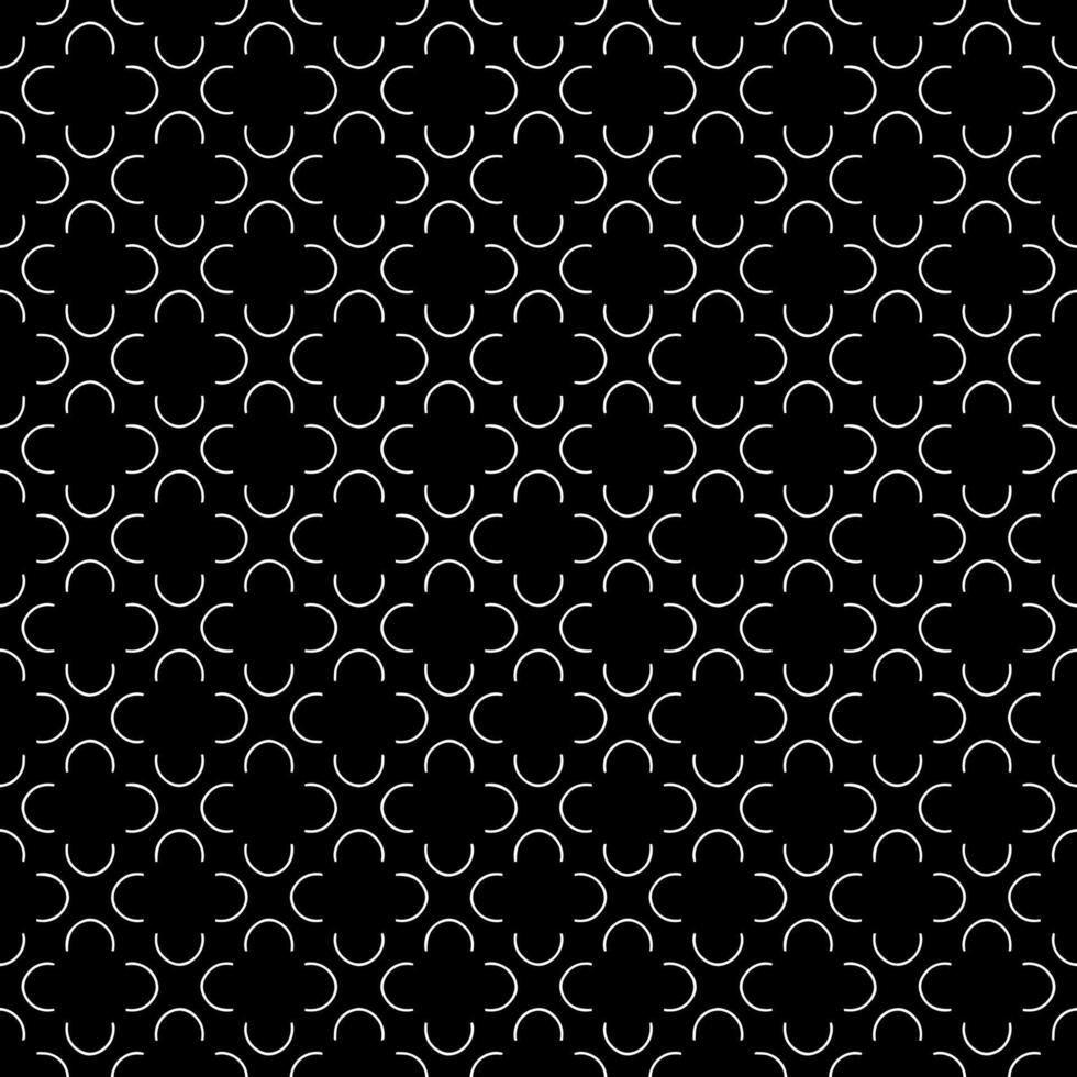 Black and white seamless abstract pattern. Background and backdrop. Grayscale ornamental design. vector