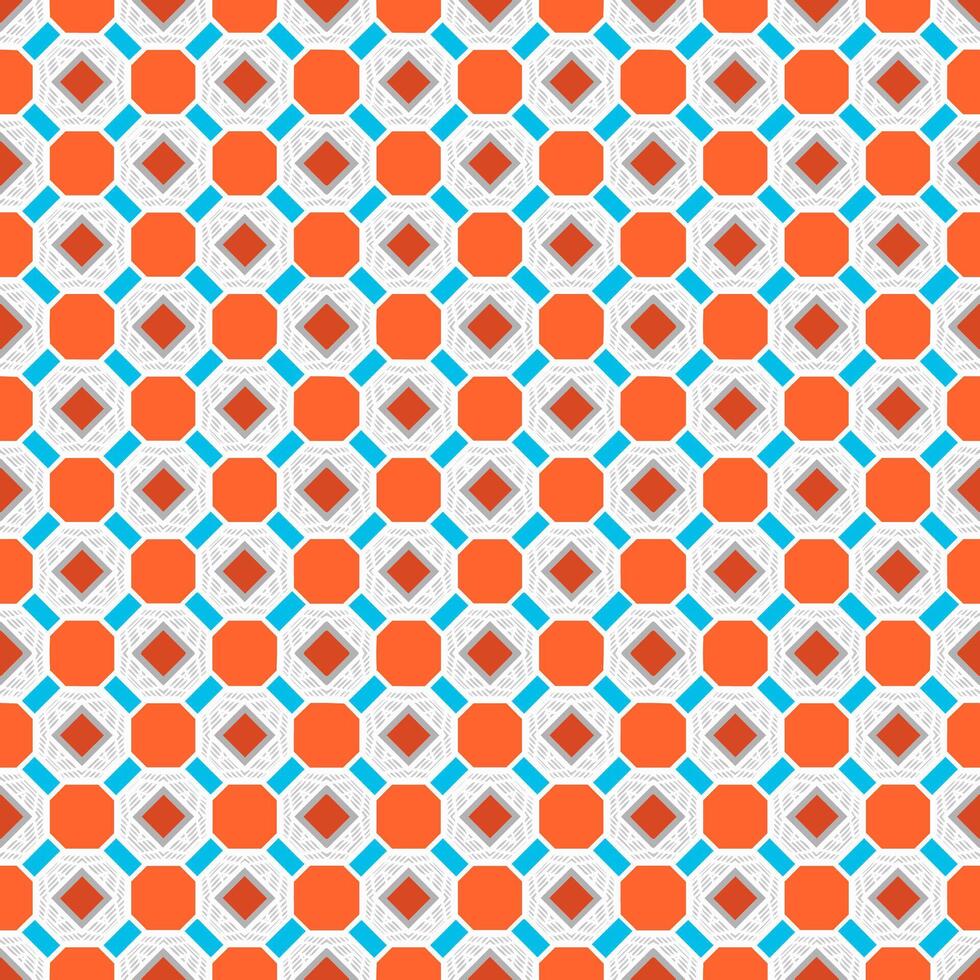 Multi color seamless abstract pattern. Background and backdrop. Multi Colored. Colorful ornamental design. Colored mosaic ornaments. Vector graphic illustration.
