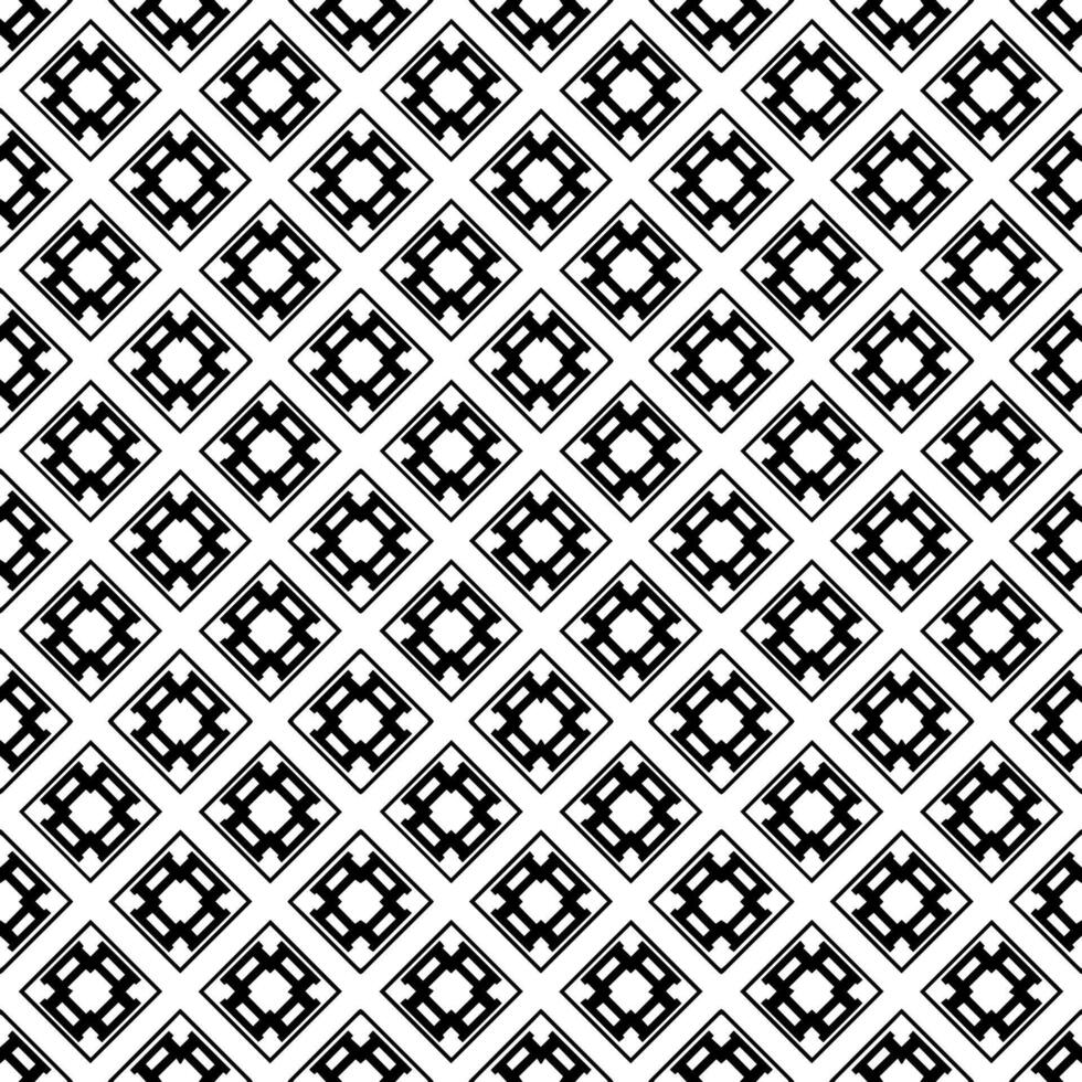 Black and white seamless abstract pattern. Background and backdrop. Grayscale ornamental design. vector