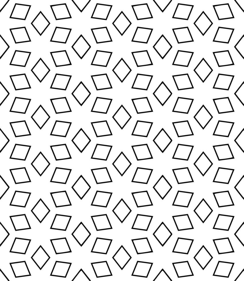 Black and white seamless abstract pattern. Background and backdrop. Grayscale ornamental design. vector