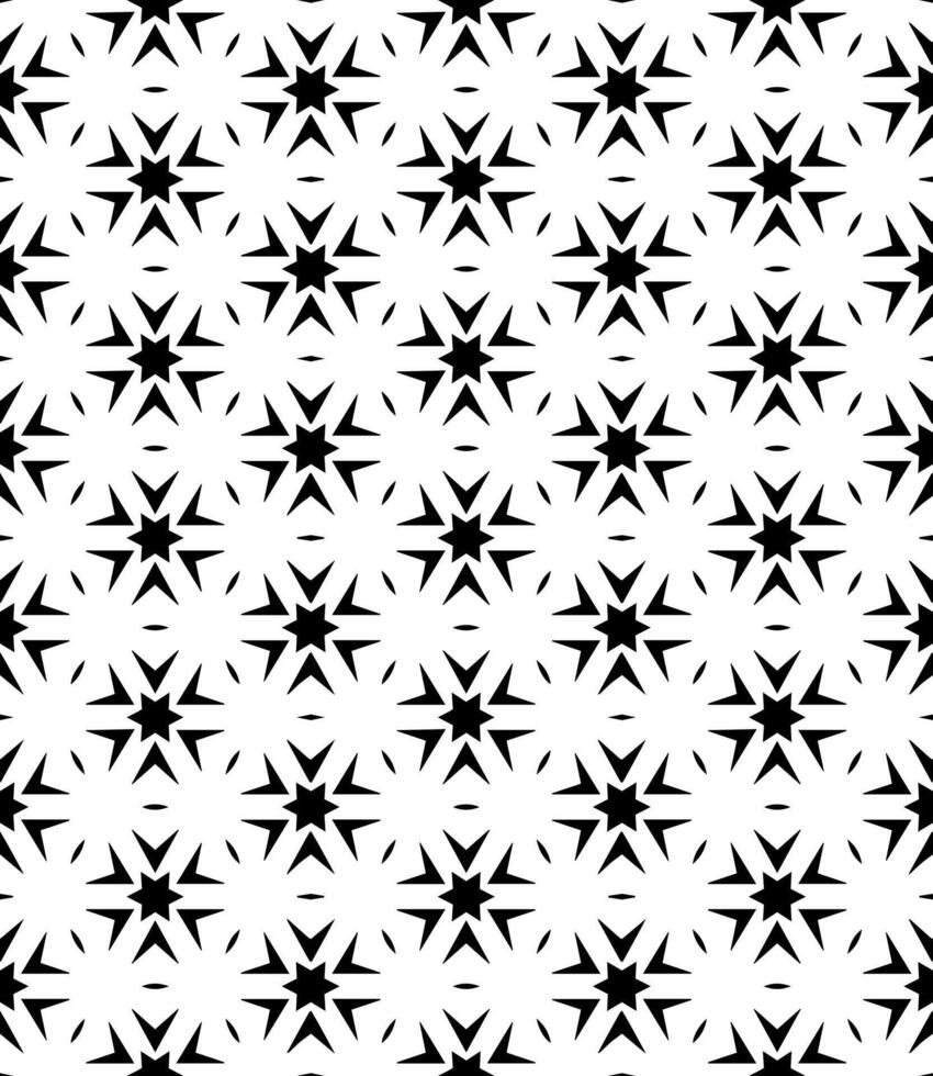 Black and white seamless abstract pattern. Background and backdrop. Grayscale ornamental design. vector