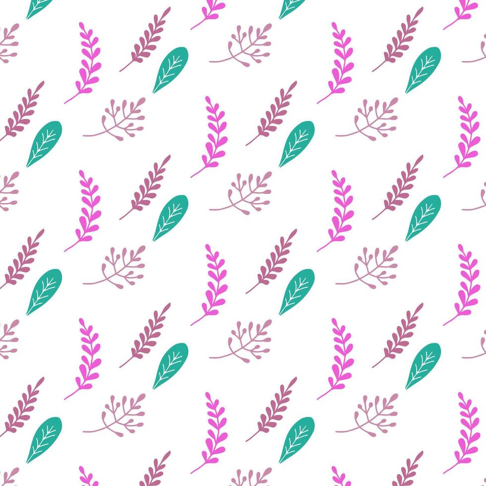 Pattern Seamless Background Floral Plant vector