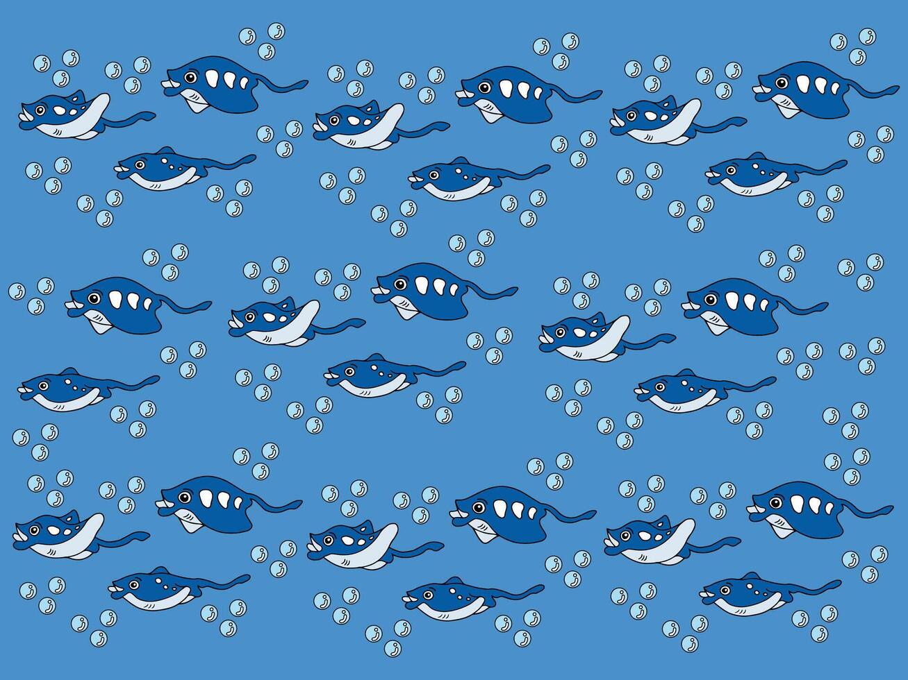 diseño antecedentes modelo Oceano pescado linda vector