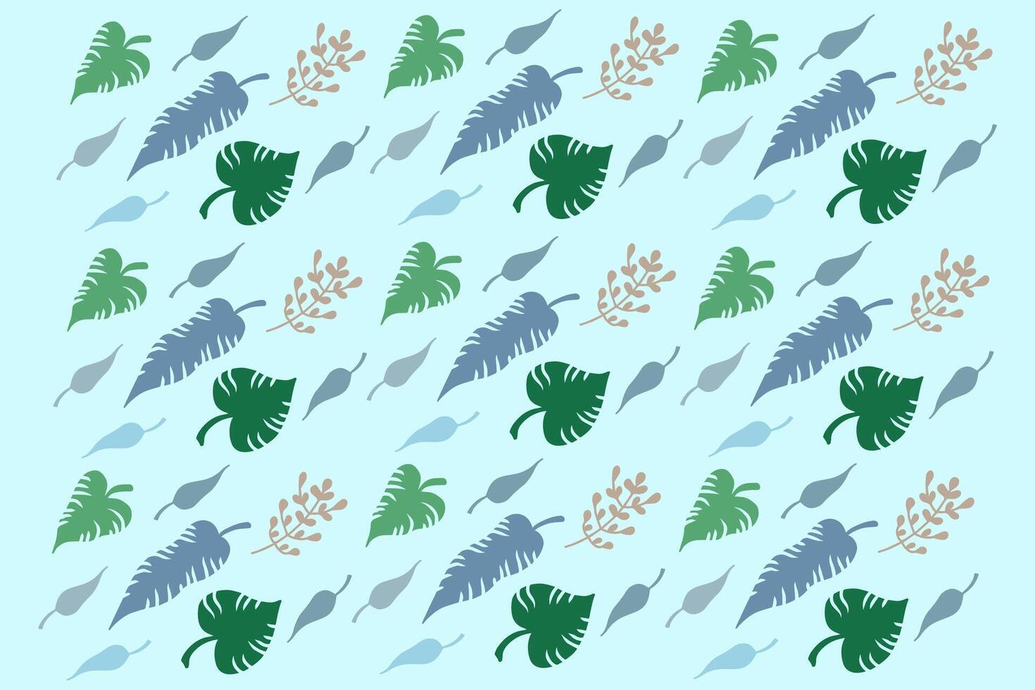 Pattern Seamless Background Floral Plant vector