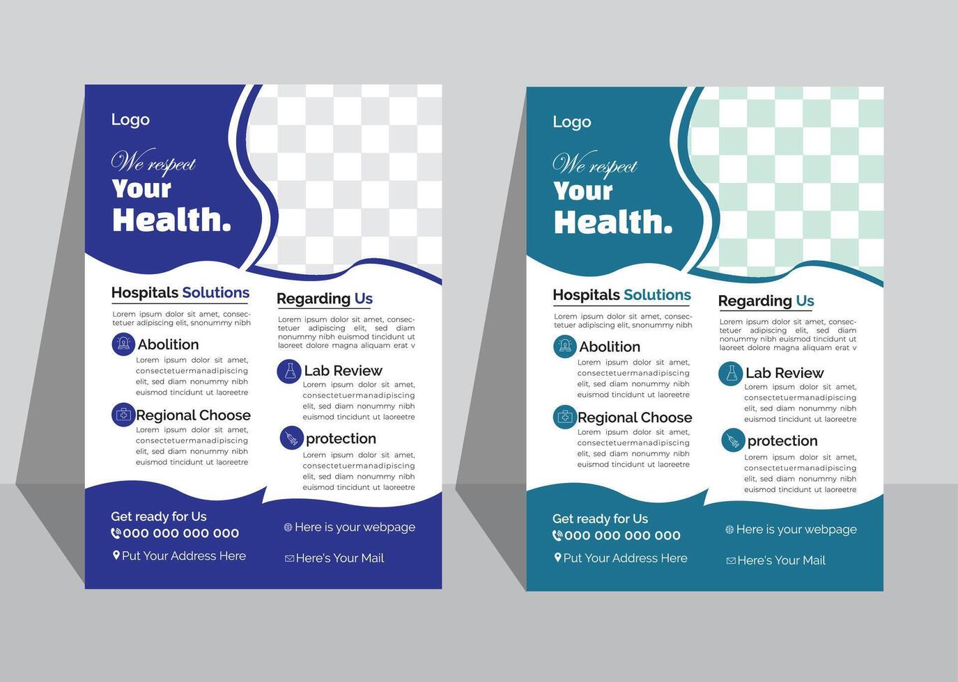 Modern Corporate Flyer Design Template vector
